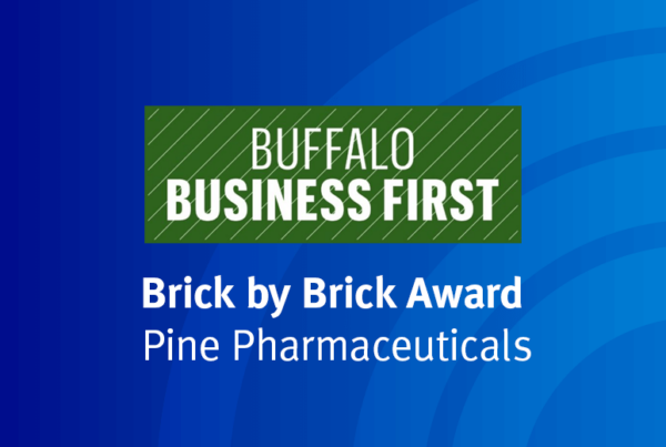 Brick by Brick Award | Buffalo Business First | Pine Pharmaceuticals