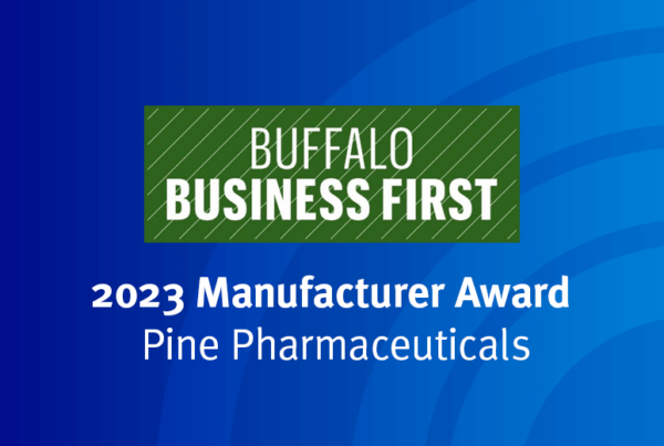 Manufacturing Award 2023 | Buffalo Business First | Pine Pharmaceuticals