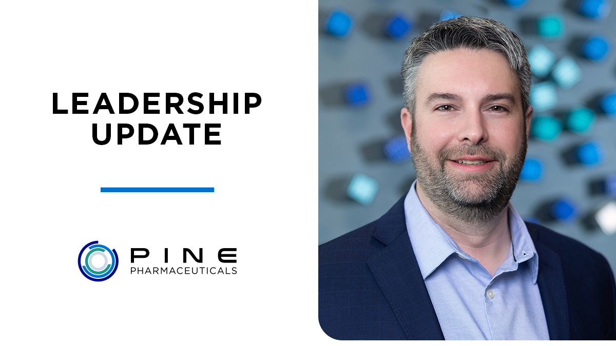 Pine Pharmaceuticals | Leadership Update | Adam Snyder